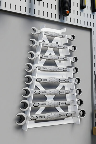 Grandmix Metal Key Organizer 8 Slots Wall Mounted Key Holder and Organizer Stand