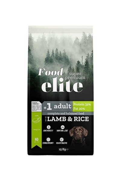 Food Elite Kuzu & Pirinçli Yetişkin Köpek Maması 15 Kg