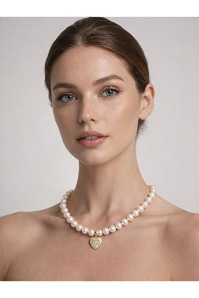 Hi Sisters -Heart Lumi Mayorka İnci Kolye