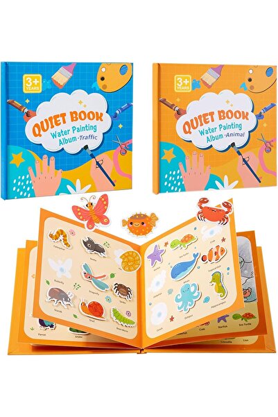 Generic Cast Wave 2-in-1 Stickers for Play and Painting with Water Books