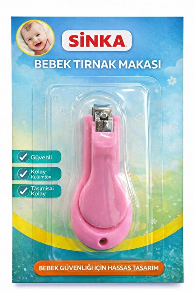 SİNKA Bebek Tırnak Makası Pembe