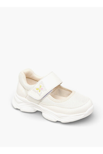 Flora Bella by Shoexpress Girls Hook and Loop Ankle Sneakers