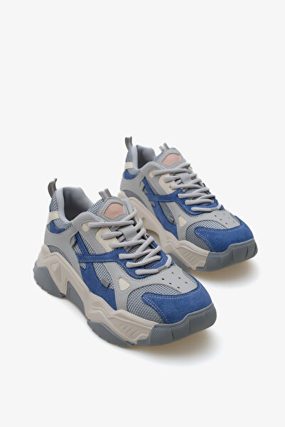 İNNABUTİKK Siyana Women's Sneaker Shoes - Blue Gray