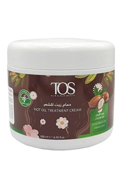 TOS حمام زيت الشعر بزيت الأرغان لتقوية الشعر ومنحه لمعاناً، ابتداءً من 500 مل