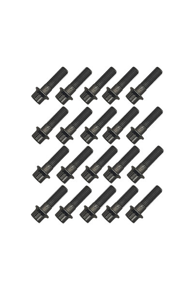 JSB Wheels Set of 20 black modular wheel bolts M7x24 mm