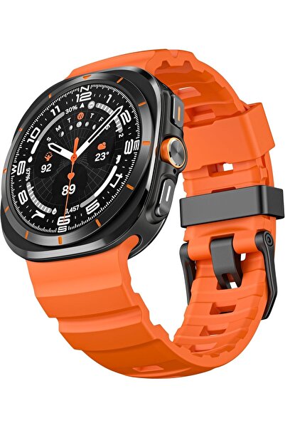 Alstrap Samsung Galaxy Watch Ultra Compatible Outdoor Metal Buckle Sports Sil...