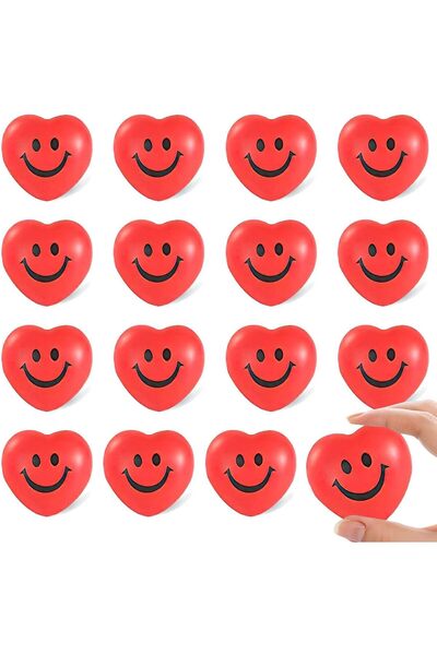 Generic 15 Pieces of Heart Shaped Stress Balls
