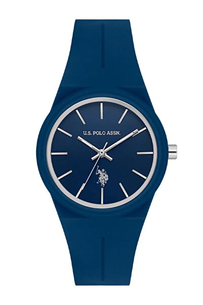 U.S. Polo Assn. Blue Dial Blue Silicon Strap Analog Watch for Women