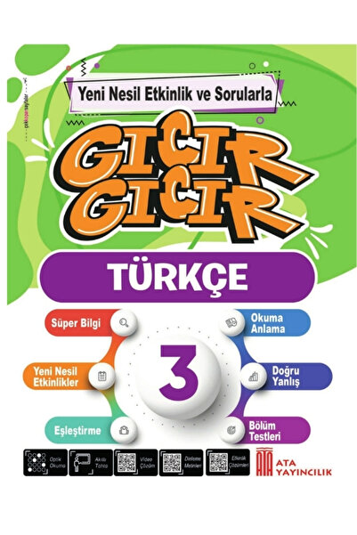Analiz Yayınları ATA YAYINCILIK 3. Sınıf Gıcır Gıcır Türkçe