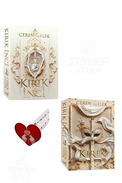 İndigo Kitap Kırık İnci 1 ve 2 Karton Kapak ( Özel Tasarım Kalp Ayraç Hediyeli)