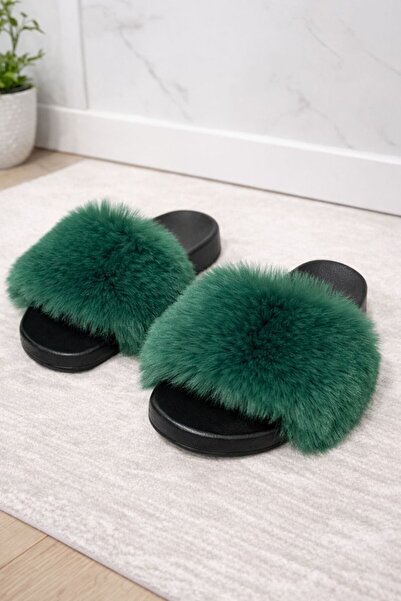 luvo shoes Daily Orthopedic Non-Slip Sole Fur Women's House Slippers