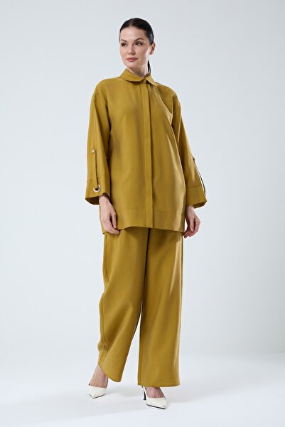 Jupe Kadın Taş Detaylı Kuşgözü Tensel Takım 8598