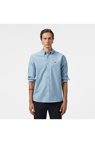 Lacoste Erkek Regular Fit Mavi Gömlek