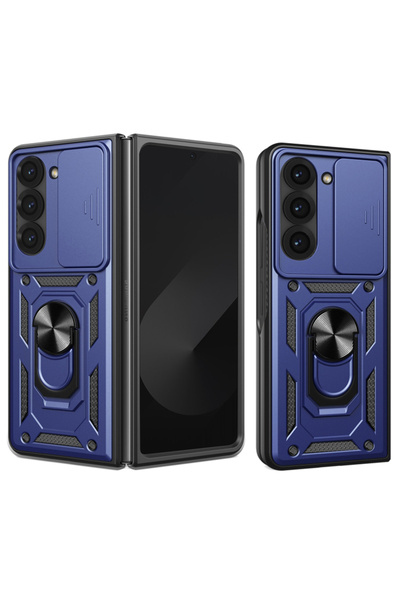 Techsuit Husa Samsung Galaxy Z Fold6 protectie camera CamShield Series, albastru