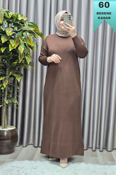 Elmas Tesettür Women's Clothing Large Size 2 Cold Knitwear Vest Set Corded Fa...