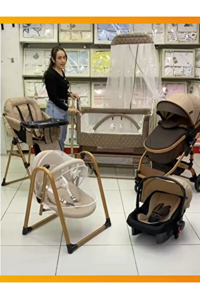 modabebekler Moda Bebekler Bebek Çeyiz Seti | Bebek Arabası Dahil Yenidoğan H...