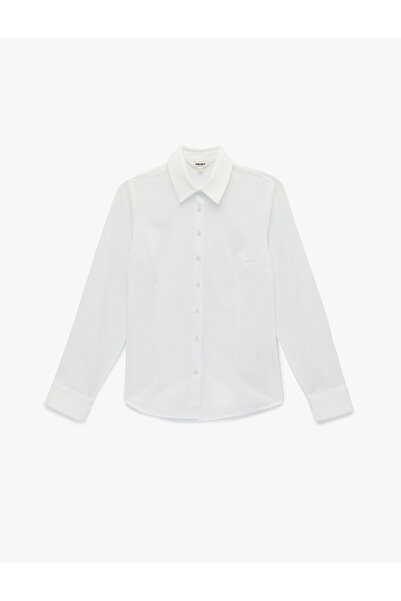 Koton Buttoned Long Sleeve Classic Collar Shirt