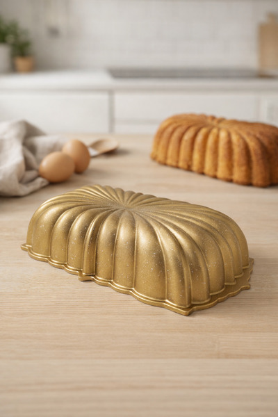 Luxxa Home Leona Baton Kek Kalıbı 30cm Gold