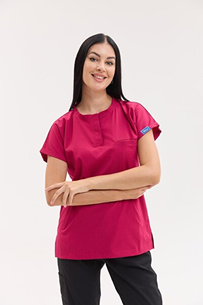 Dr. Mitra بدلة طبيب ممرضة جراحية موديل برلين قماش قابل للتمدد للسيدات