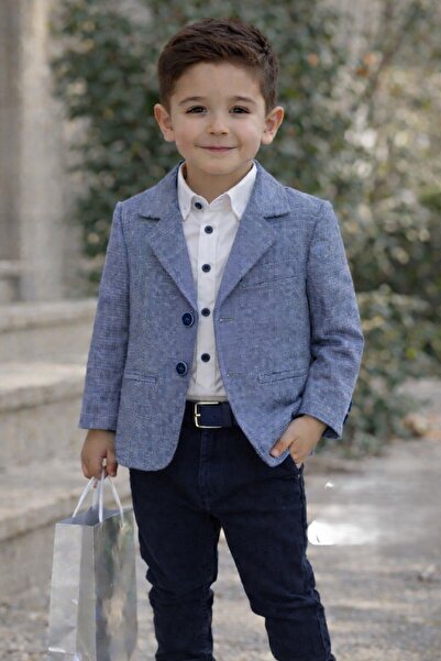 berkMICIRIK Премиум тричастен комплект за специални поводи и празници за момч...