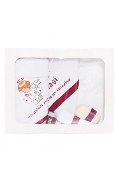 Flashmarket Trusou botez cu ingeras, imprimat, 6 piese, FLSH