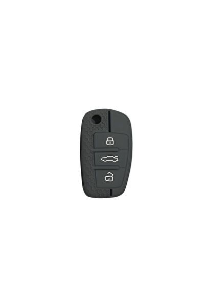 AutoHan Keys Audi A1 A3 A4 A5 A6 A7 Q3 Q5 Q7 Compatible Grey-Black Honeycomb ...
