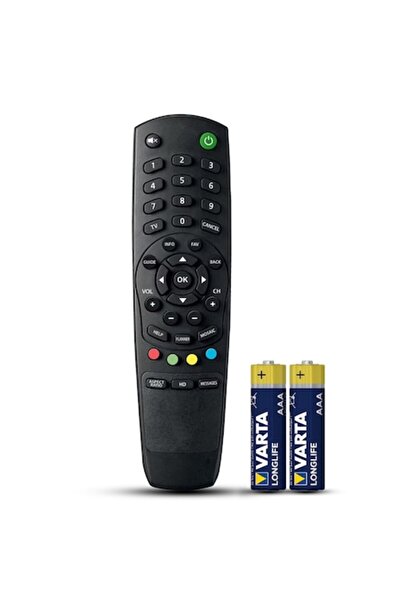 temix Remote control compatible with Dolce, Telekom HD, TEMIX® decoders, blac...