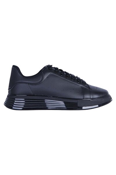 moda ayakkabım Fashion Shoes 2541 Black Men's Sports Shoes