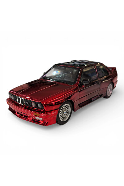 HOBBİEZ WORLD 1/24 BMW E30 M3 - Metallic Red/Black