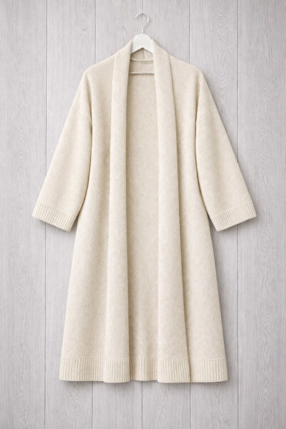 mf venessa Women's Wide Sleeve 130cm Long Thick Knit Cardigan (42 50) Suitabl...