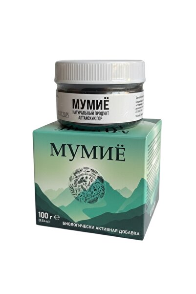 Siberian Green Altay Saf Mumiyo 100gr (Shilajit 100Gr)