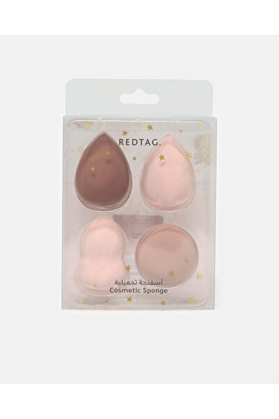 REDTAG Women Pink And Brown Sponge Set (Pack of 4)