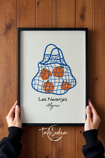 tablodea Poster înrămat cu decor de bucătărie în stil mediteranean, cu model ...