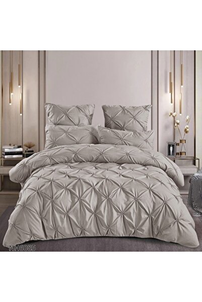 OEM Bed linen with pleats and elastic 180x200 for double bed 2 people, 6 piec...