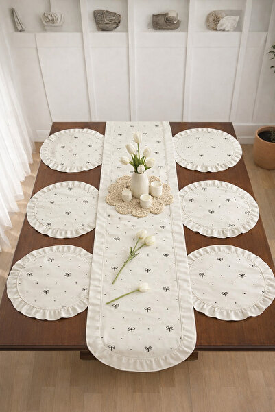 Uçkan home Ruffled Bow Tie