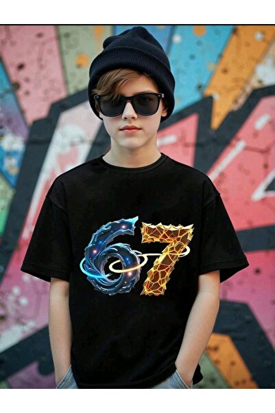 stil x تيشيرت للأولاد مطبوع عليه ستة سبع، 67 تصميمًا