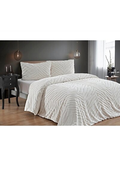 Merinos Diamond Zebra 3 Piece Comforter Quilt Set Double Size 220X240