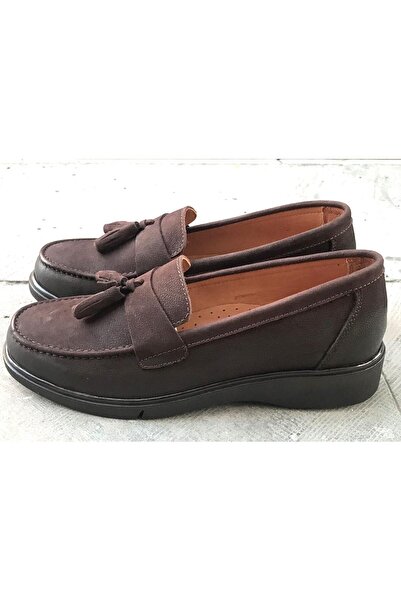 Venüs 25073001K Pantofi de damă din piele naturală nubuck cu talpă groasă cu ...