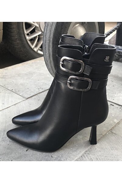 Venüs 2554004 حذاء نسائي بكعب من الجلد الطبيعي