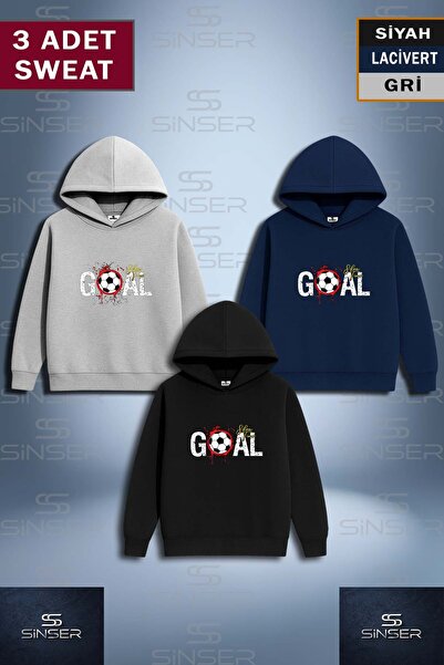 SS SİNSER Φούτερ με στάμπα  "3LU " "GOOL LEKELI TOP " "