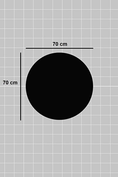meDDex 70 Cm Yuvarlak Banyo Antre Hol Koridor Makyaj Salon Aynası