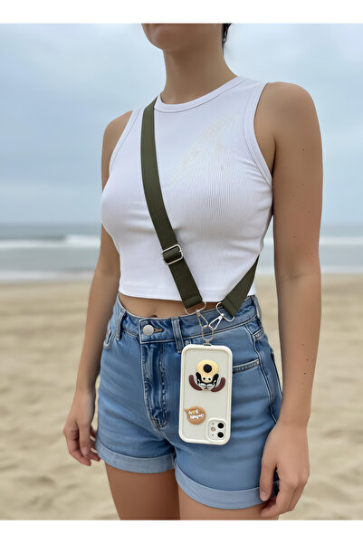 rangmobil Telefon Askısı/Kılıf Askısı Çapraz- Düz Kullanım Boy Ayarlamalı-ÇİF...