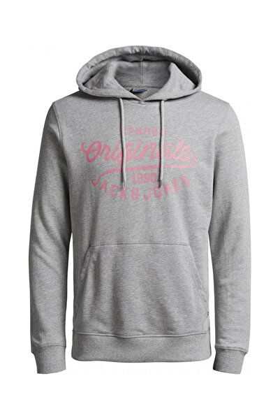 Jack & Jones Men's Sweatshirt 12115957-Light-Grey