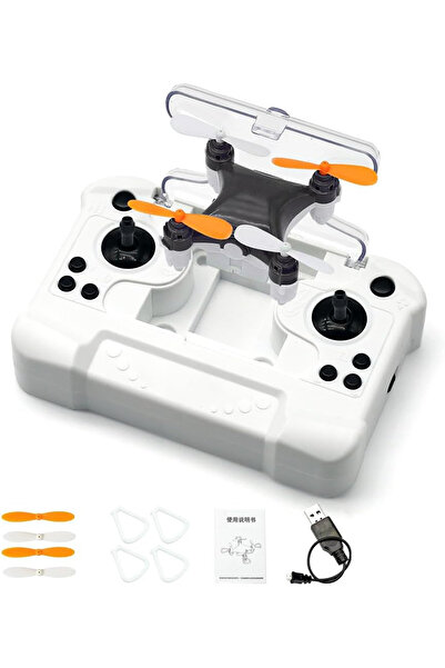 REZZOSS طائرة درون صغيرة للأطفال، رباعية المراوح، تعمل بالتحكم عن بعد، إقلاع ...