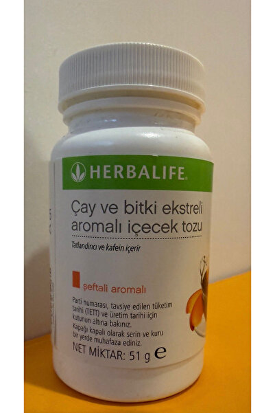 Herbalife Şeftali Aromalı Bitkisel Konsantre Antioksidan Çay