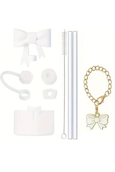 alisa مجموعة كاملة من الملحقات مع 9 قطع من الأقواس الأنيقة للترمس