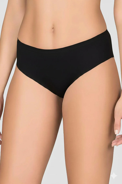 Mifella Women's Anti-Slip Laser Cut Bikini Panties - Non-Marking Non-Slip Edg...