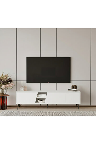 Furnitt Home Roma Beyaz 160 cm TV Ünitesi (100% MDF)