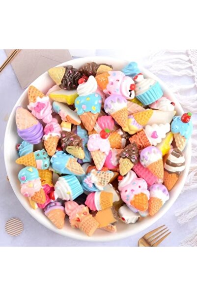 Pink Nails 3D Nail Art Set Ice Cream