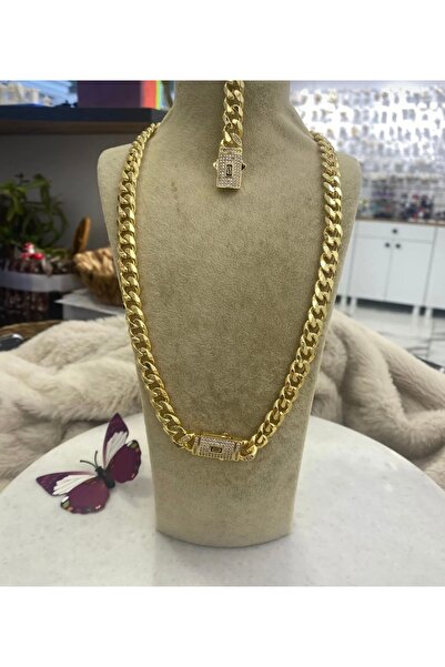 Şöhret takı&aksesuar XUPING GURMET GOLD 14k kaplama set kolye bileklik